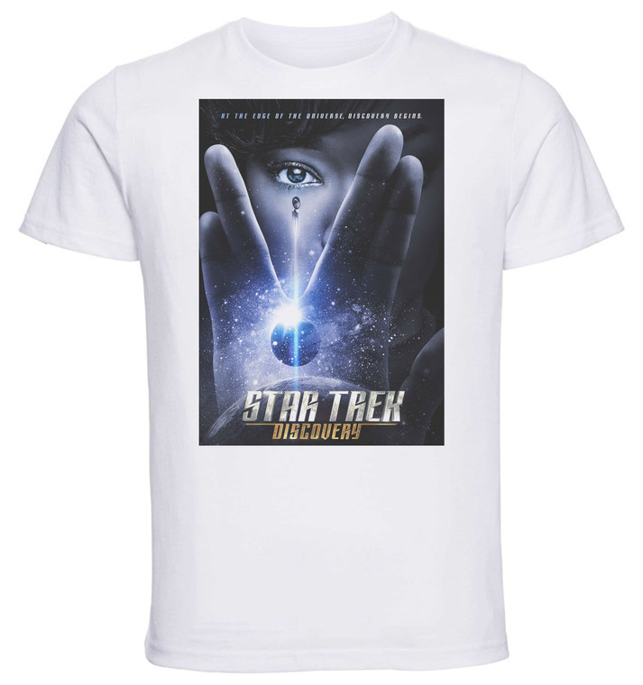 T-Shirt Unisex - White - TV Series - Playbill - Star Trek Discovery