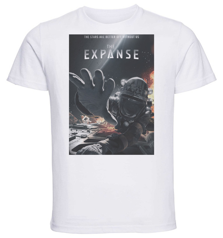 T-Shirt Unisex - White - TV Series - Playbill - The Expanse Variant 01