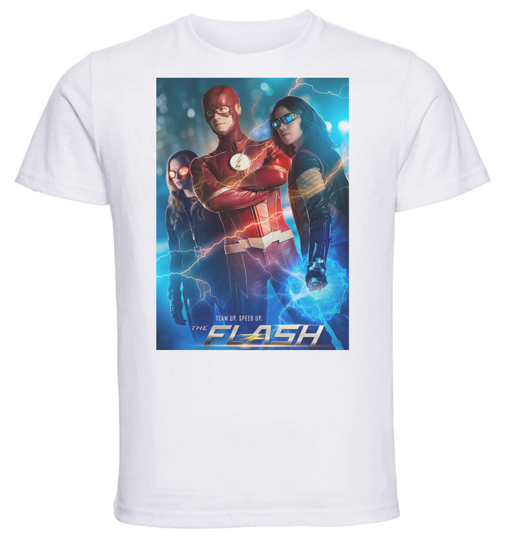 T-Shirt Unisex - White - TV Series - Playbill - The Flash Variant 06