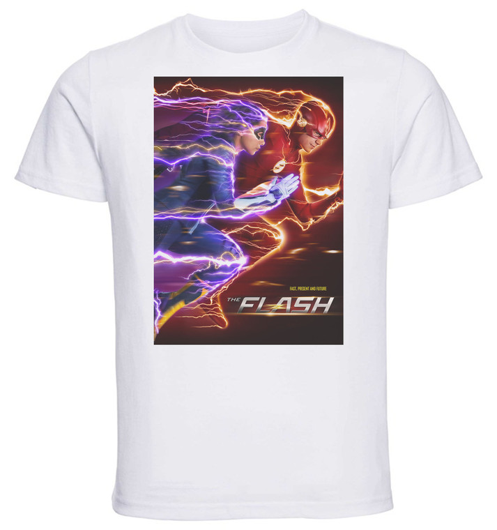T-Shirt Unisex - White - TV Series - Playbill - The Flash Variant 09