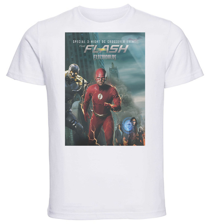 T-Shirt Unisex - White - TV Series - Playbill - The Flash Variant 10