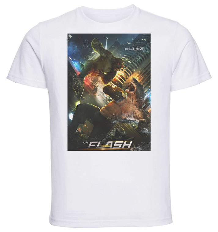 T-Shirt Unisex - White - TV Series - Playbill - The Flash Variant 11