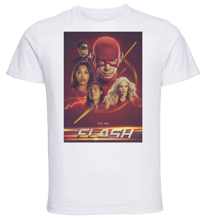 T-Shirt Unisex - White - TV Series - Playbill - The Flash Variant 12
