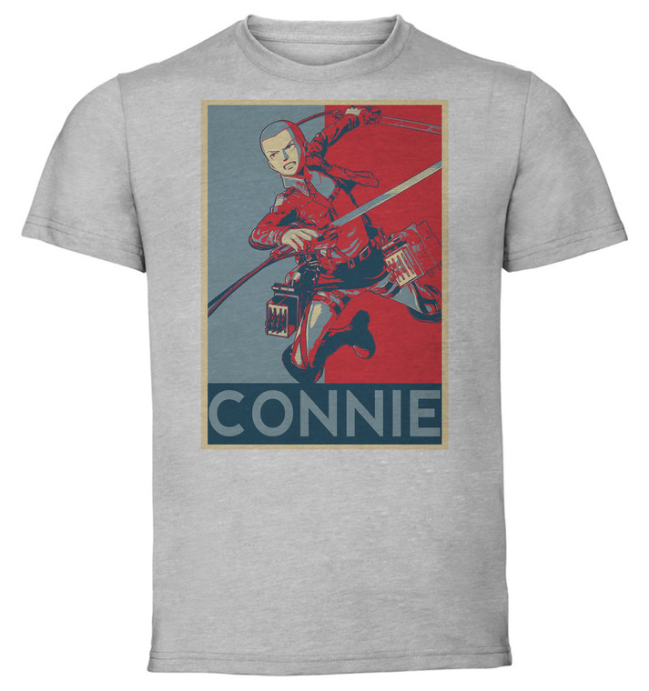 T-Shirt Unisex - Grey - Propaganda - Attack On Titan Connie Springer