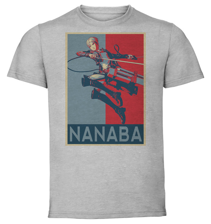 T-Shirt Unisex - Grey - Propaganda - Attack On Titan Nanaba