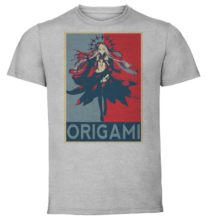 T-Shirt Unisex - Grey - Propaganda - Date A Live Origami Tobiichi variant