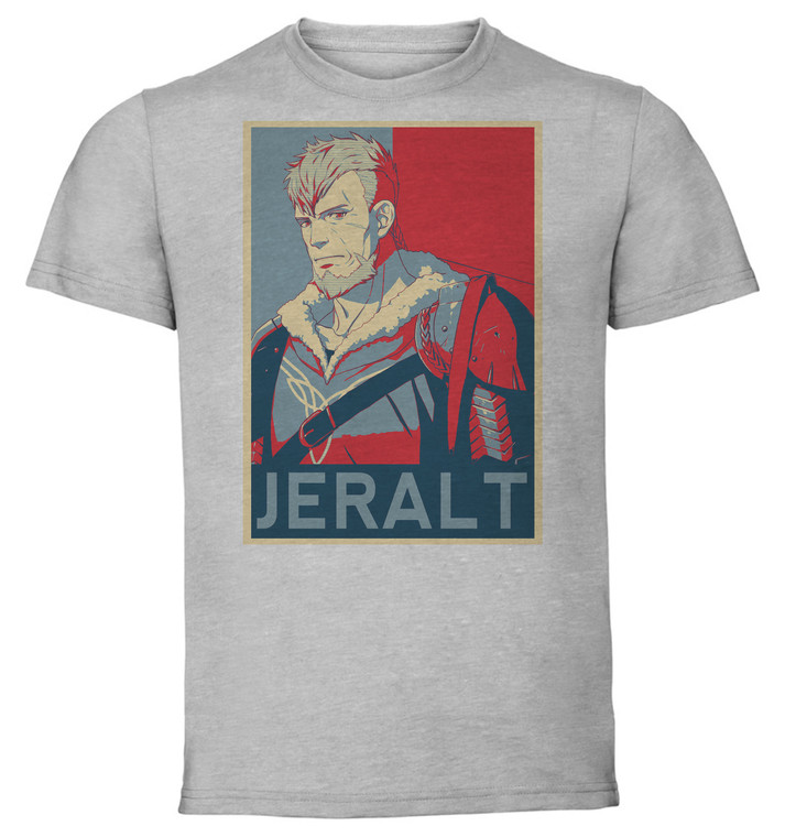 T-Shirt Unisex - Grey - Propaganda - Fire Emblem Three Houses - Jeralt