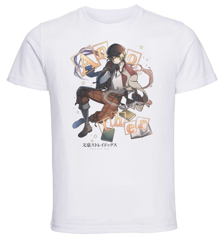 T-Shirt Unisex - White - Anime - Bungo Stray Dogs AYATSUJI YUKITO Another