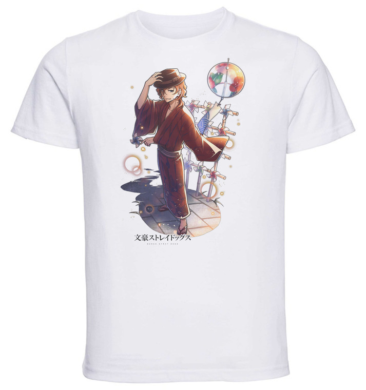 T-Shirt Unisex - White - Anime - Bungo Stray Dogs - CHUYA NAKAHARA Summer Festival