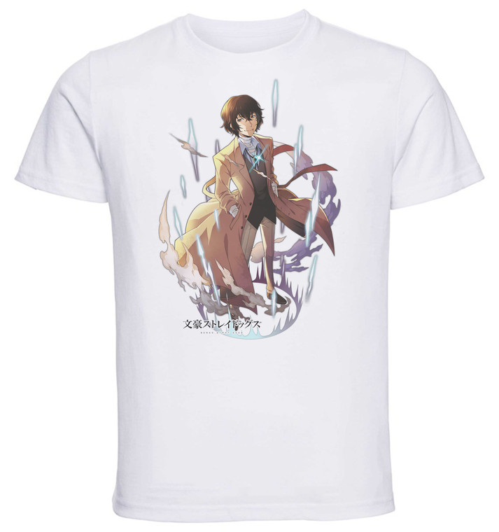 T-Shirt Unisex - White - Anime - Bungo Stray Dogs - DAZAI OSAMU Ability Nullifier