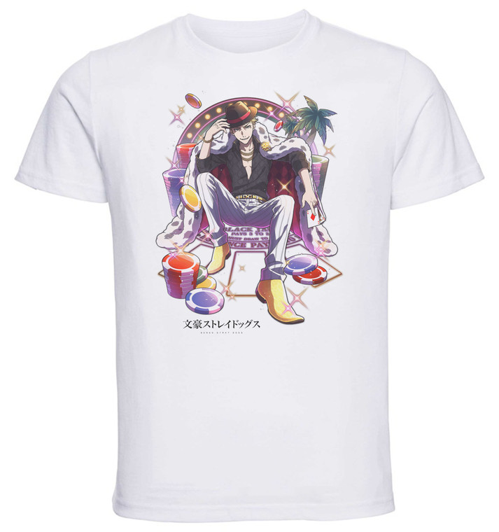 T-Shirt Unisex - White - Anime - Bungo Stray Dogs FRANCIS F Casino