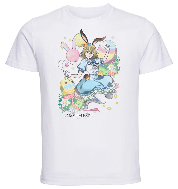 T-Shirt Unisex - White - Anime - Bungo Stray Dogs HIGUCHI ICHIYOU Springtime