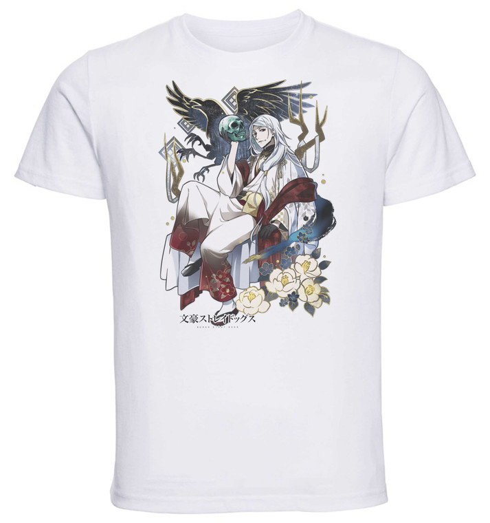 T-Shirt Unisex - White - Anime - Bungo Stray Dogs SHIBUSAWA TATSUHIKO New Year