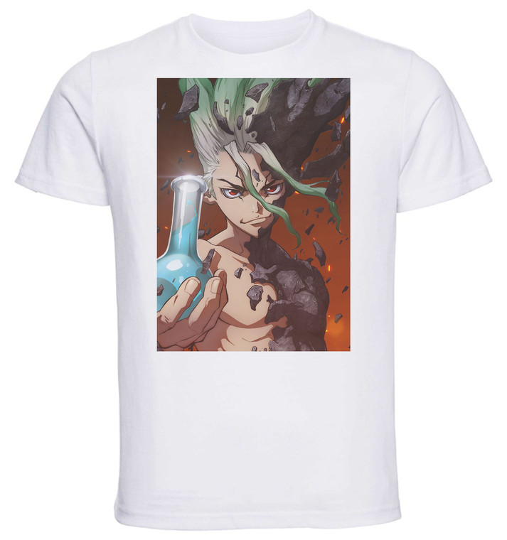 T-Shirt Unisex - White - Anime - Dr Stone C