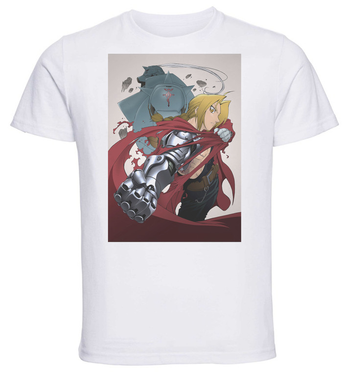 T-Shirt Unisex - White - Anime - Fullmetal Alchemist F