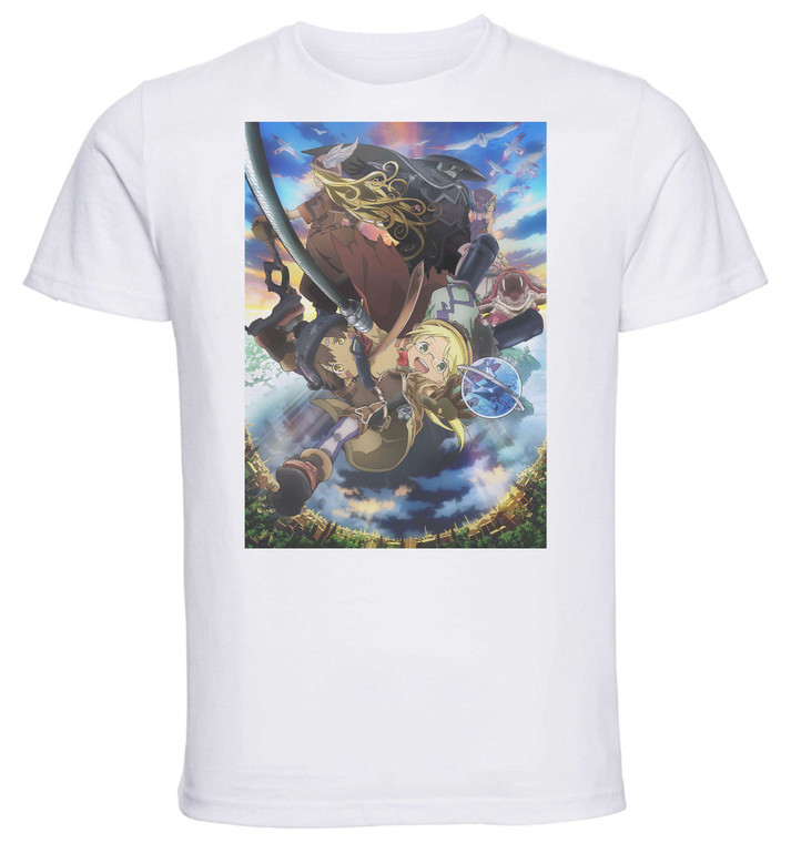 T-Shirt Unisex - White - Anime - Made in Abyss I