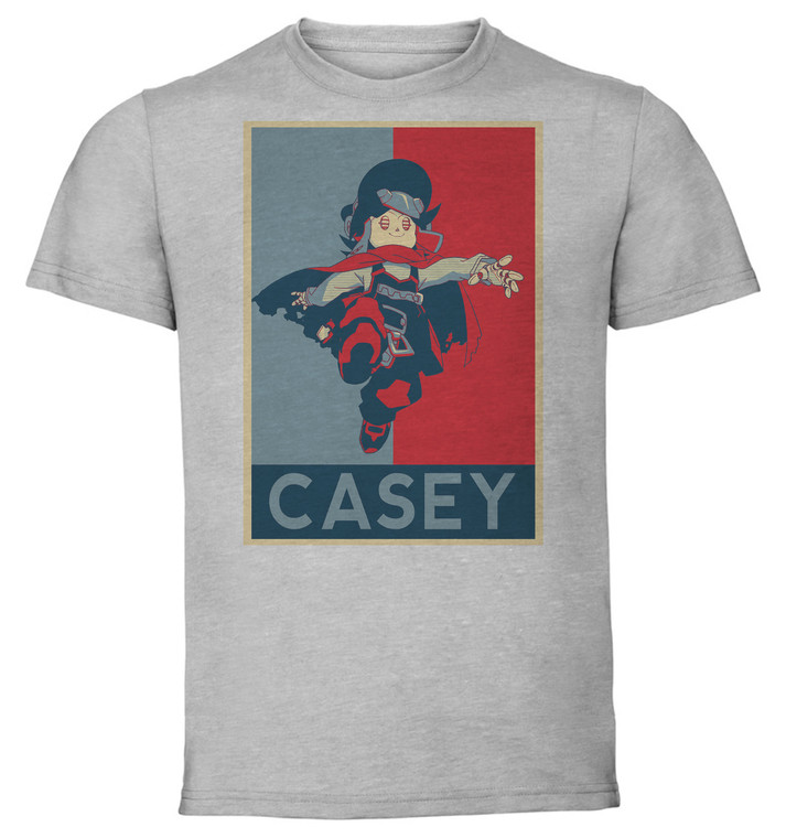 T-Shirt Unisex - Grey - Propaganda - Cannon Busters Casey