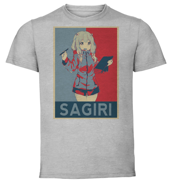 T-Shirt Unisex - Grey - Propaganda - Eromanga Sensei Sagiri Izumi