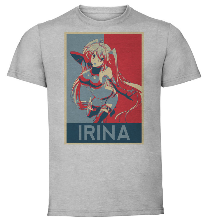 T-Shirt Unisex - Grey - Propaganda - Highschool DxD Irina Shidou variant