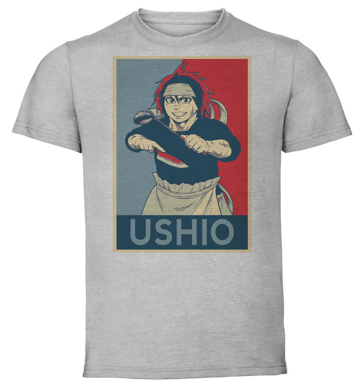 T-Shirt Unisex - Grey - Propaganda - Hinomaru Sumo Ushio Hinomaru variant 3