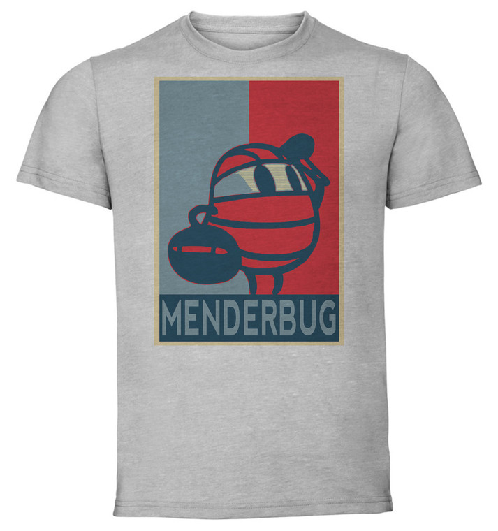 T-Shirt Unisex - Grey - Propaganda - Hollow Knight Menderbug