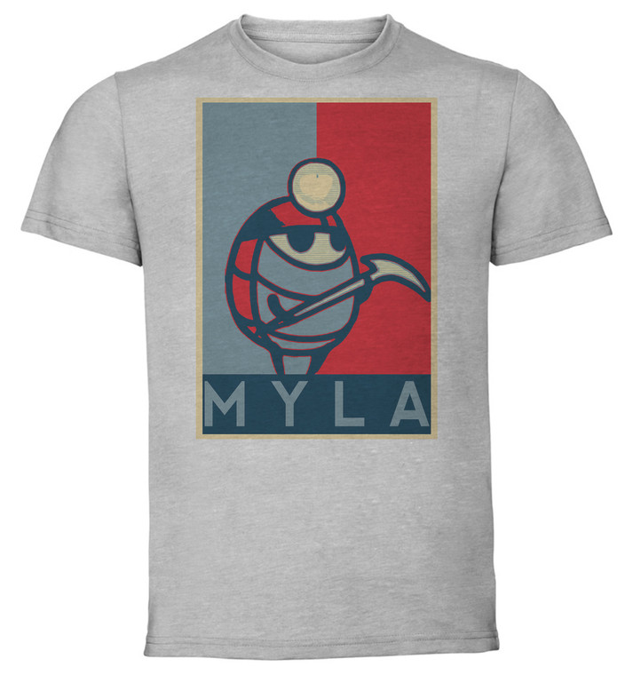T-Shirt Unisex - Grey - Propaganda - Hollow Knight Myla