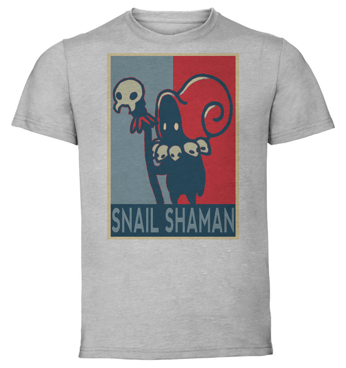 T-Shirt Unisex - Grey - Propaganda - Hollow Knight Snail Shaman