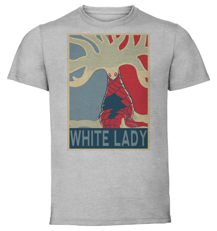 T-Shirt Unisex - Grey - Propaganda - Hollow Knight White Lady