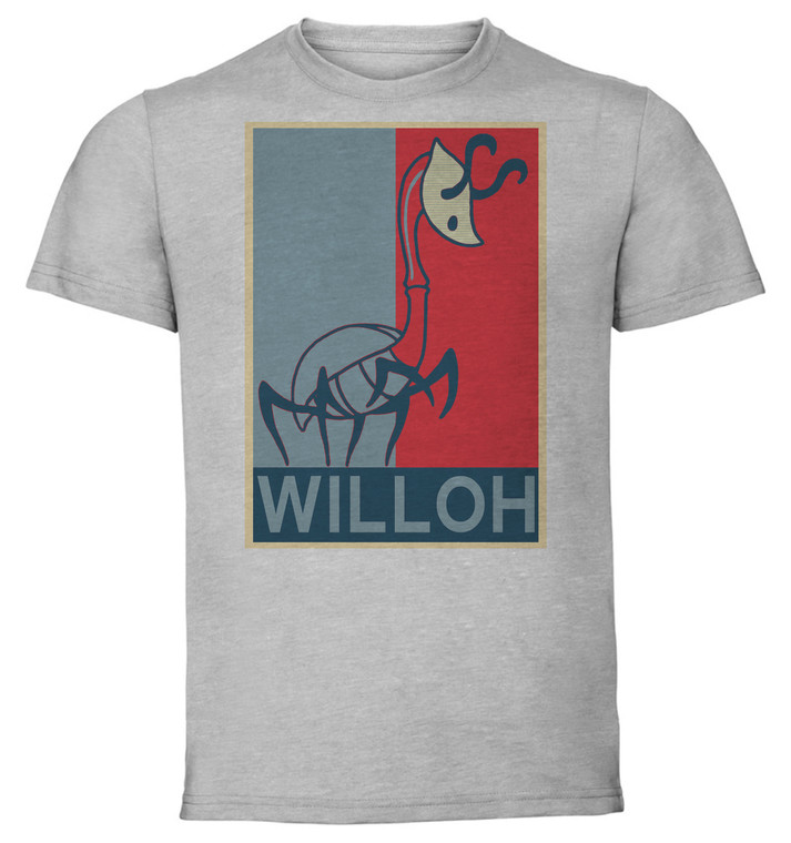 T-Shirt Unisex - Grey - Propaganda - Hollow Knight Willoh