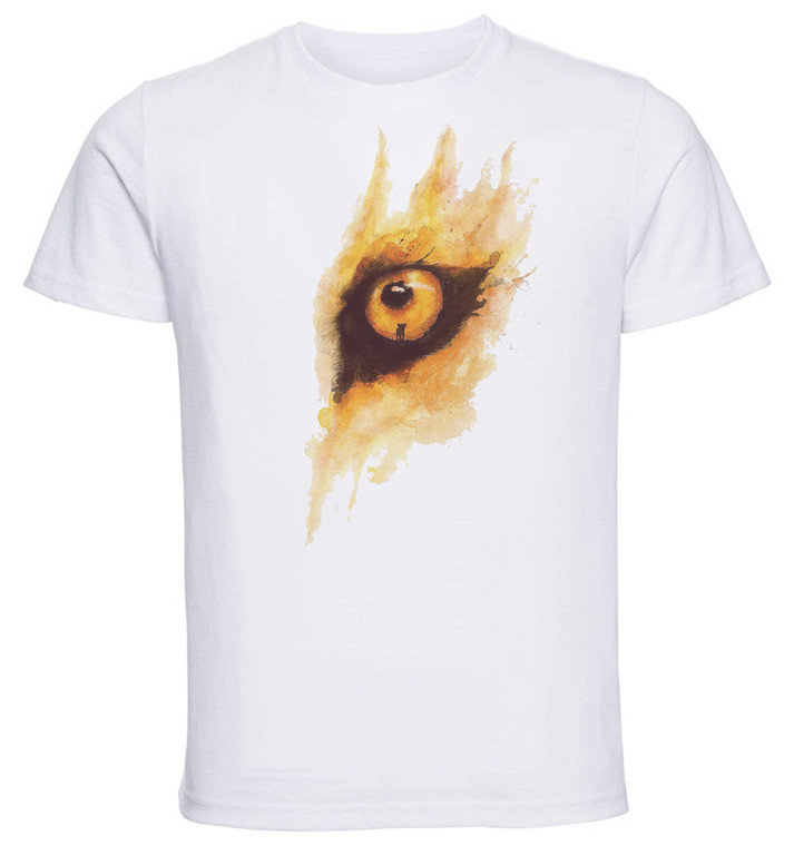 T-Shirt Unisex - White - Lion - The Eye Of The Lion King