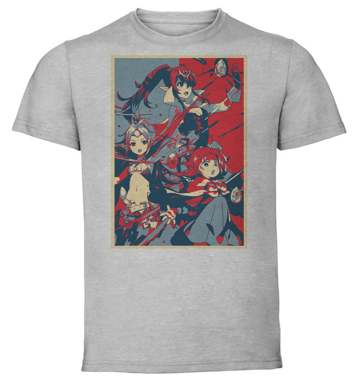 T-Shirt Unisex - Grey - Propaganda Full - Fire Emblem Dragons Variant 2