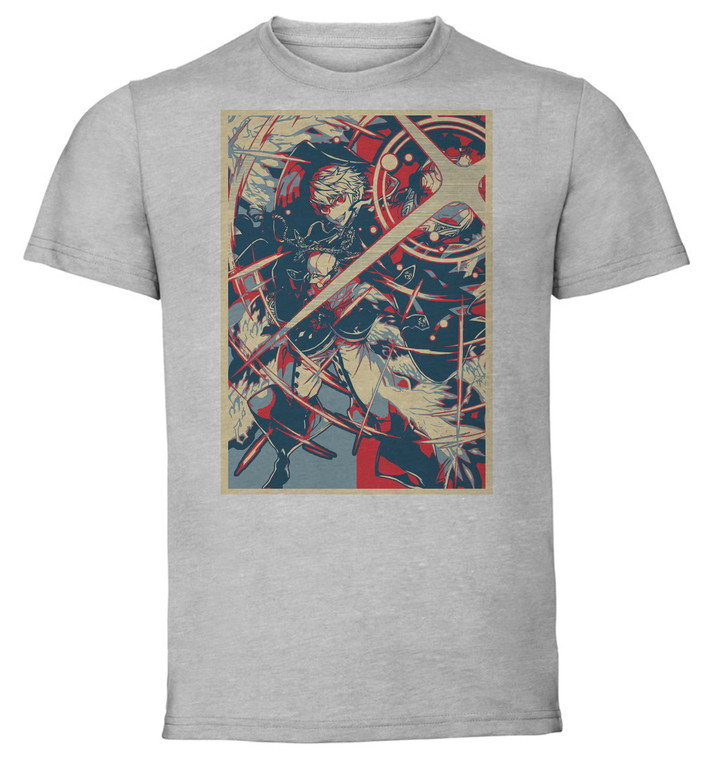 T-Shirt Unisex - Grey - Propaganda Full - Fire Emblem Fallen Robin