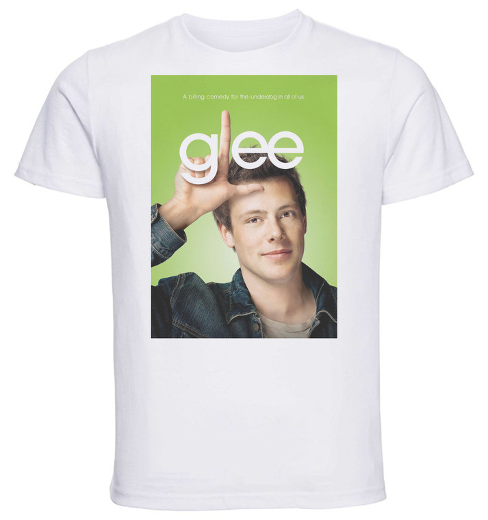 T-Shirt Unisex - White - TV Series - Glee - Finn Hudson