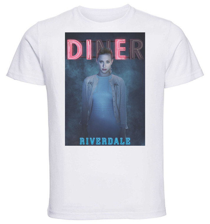 T-Shirt Unisex - White - TV Series - Riverdale - Stagione 1 - Betty Cooper Diner