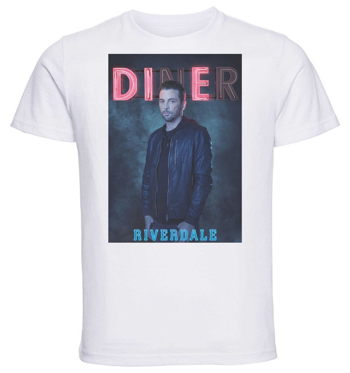 T-Shirt Unisex - White - TV Series - Riverdale - Stagione 1 - FP Jones Diner