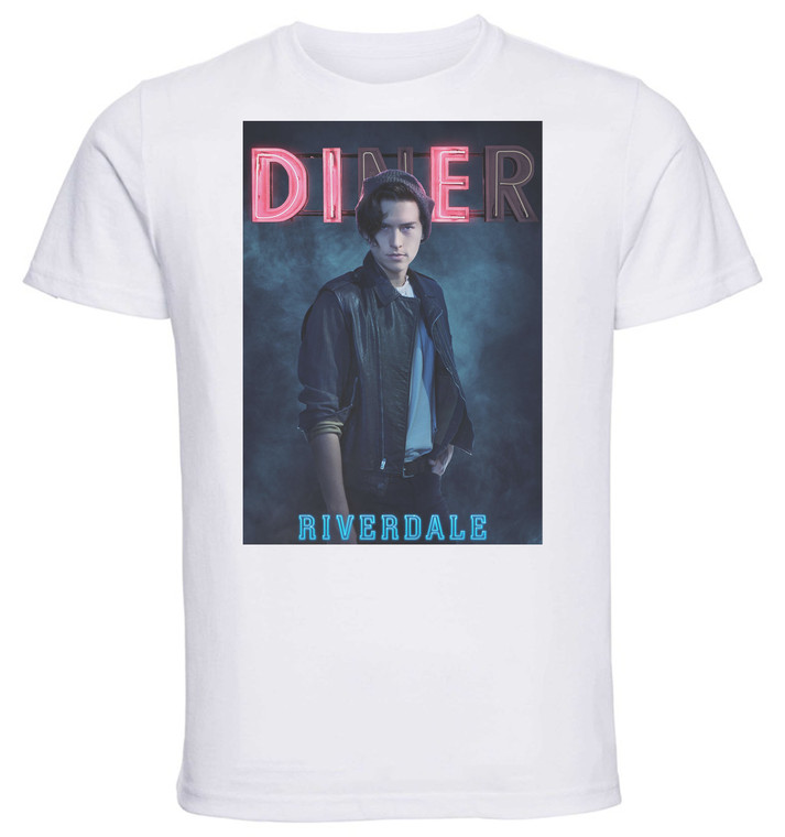 T-Shirt Unisex - White - TV Series - Riverdale - Stagione 1 - Jughead Jones Diner