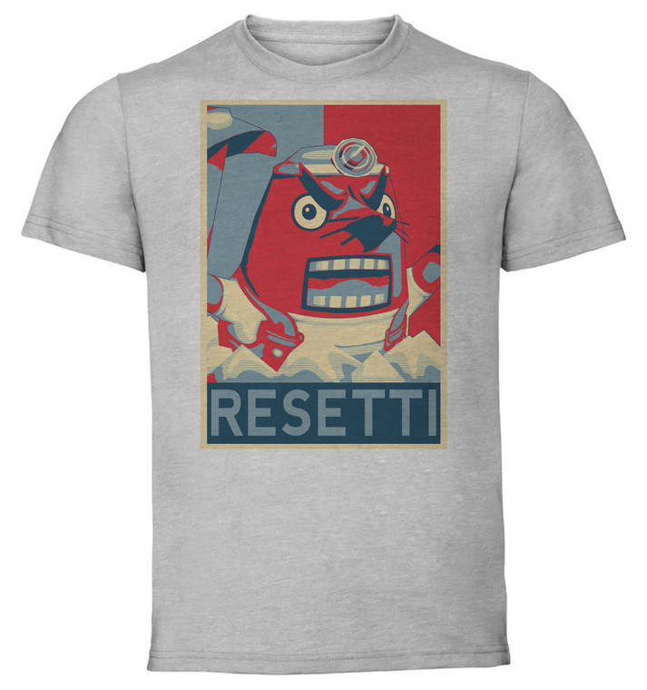 T-Shirt Unisex - Grey - Propaganda - Animal Crossing Resetti