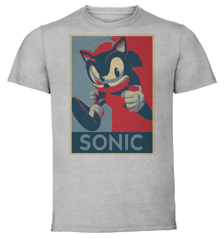 T-Shirt Unisex - Grey - Propaganda - Sonic generation Sonic