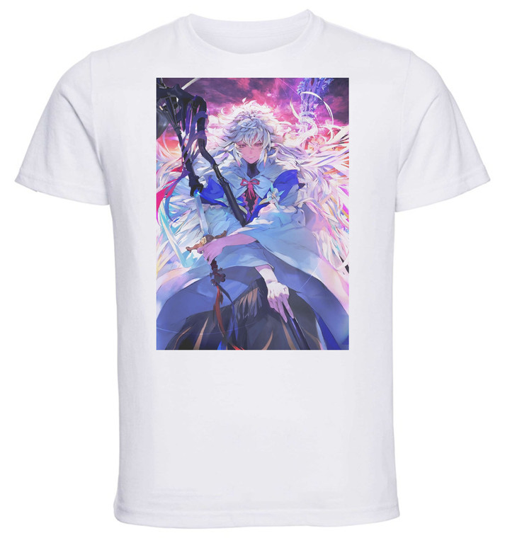 T-Shirt Unisex - White - Fate Grand Order - Merlin