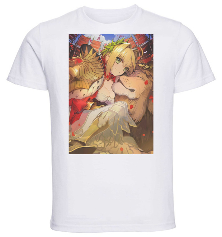 T-Shirt Unisex - White - Fate Grand Order - Nero Claudius