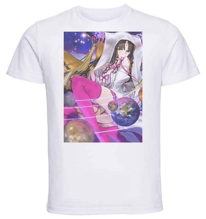 T-Shirt Unisex - White - Fate Grand Order - Sesshoin Kiara