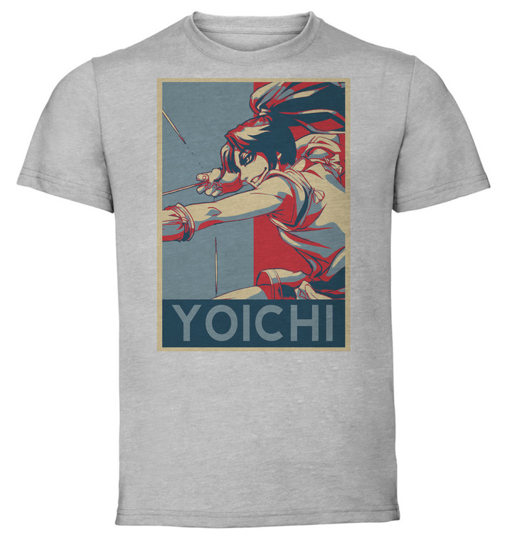 T-Shirt Unisex - Grey - Propaganda - Drifters - Nasu no Yoichi