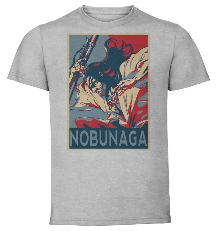 T-Shirt Unisex - Grey - Propaganda - Drifters - Oda Nobunaga