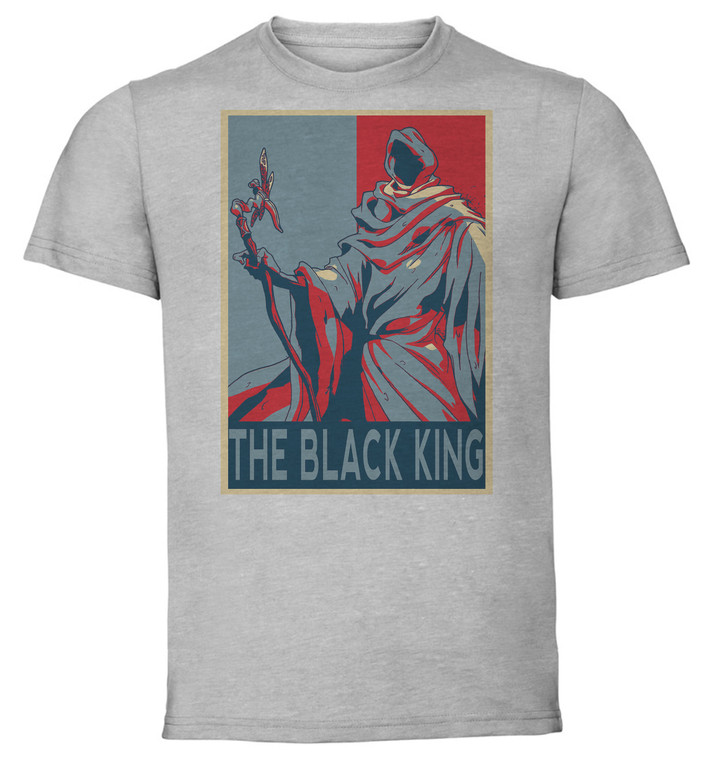 T-Shirt Unisex - Grey - Propaganda - Drifters - The Black King