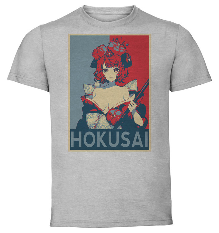 T-Shirt Unisex - Grey - Propaganda - Fate Grand Order Hokusai