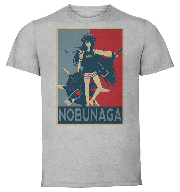 T-Shirt Unisex - Grey - Propaganda - Fate Grand Order Oda Nobunaga Berserk