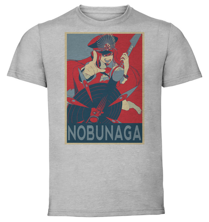 T-Shirt Unisex - Grey - Propaganda - Fate Grand Order Oda Nobunaga Berserker variant