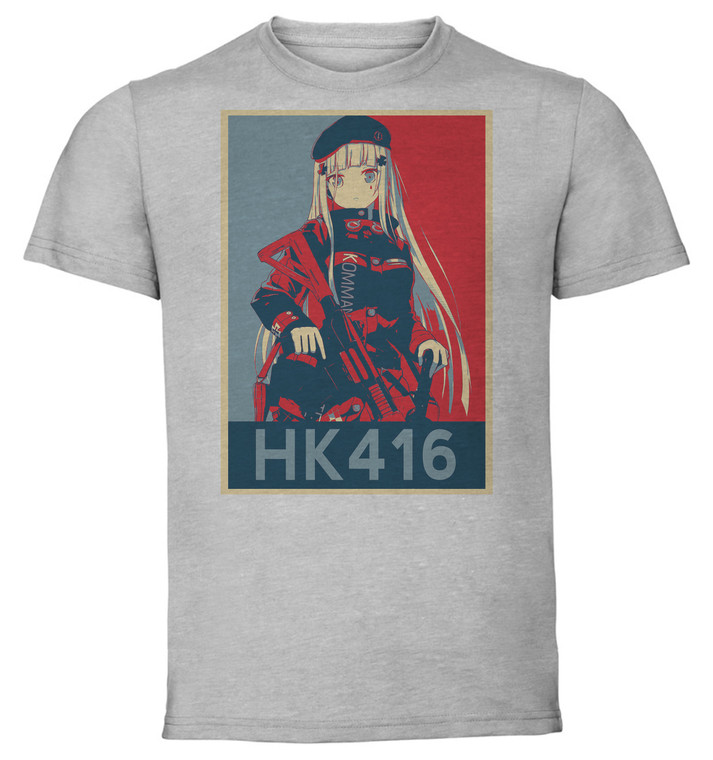 T-Shirt Unisex - Grey - Propaganda - Girls' Frontline HK416