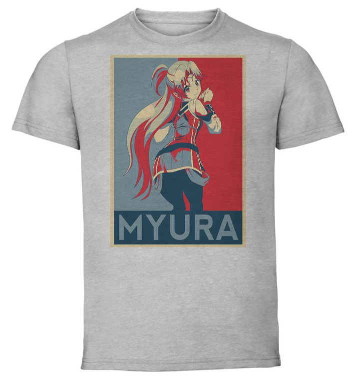 T-Shirt Unisex - Grey - Propaganda - Isekai Cheat Magician - Myura variant