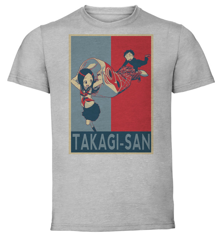 T-Shirt Unisex - Grey - Propaganda - K-On - Ritsu Tainaka